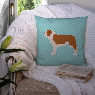 Coussin décoratif intérieur/extérieur saint bernard