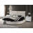 1Pc Unique Round Plush Velvet Button-Tufted Detailing Storage Bed-119031646-119031647