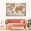 Géographie, carte du monde IV sur toile-1426059320