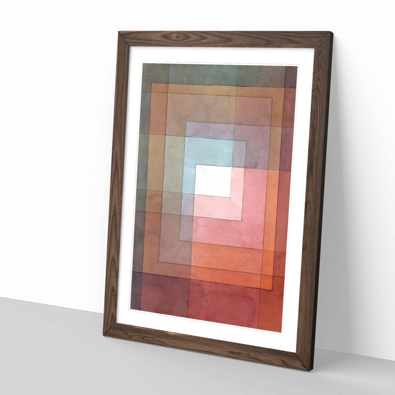 Paul Klee - Single Picture Frame Print, Walnut