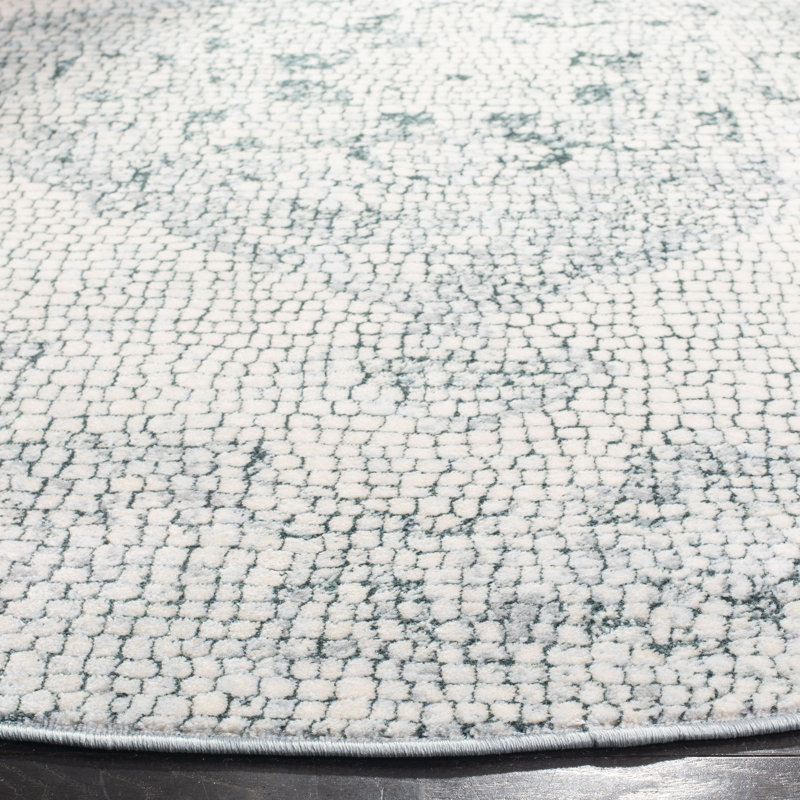 Lapham Performance Oriental Rug, Round 6'7"