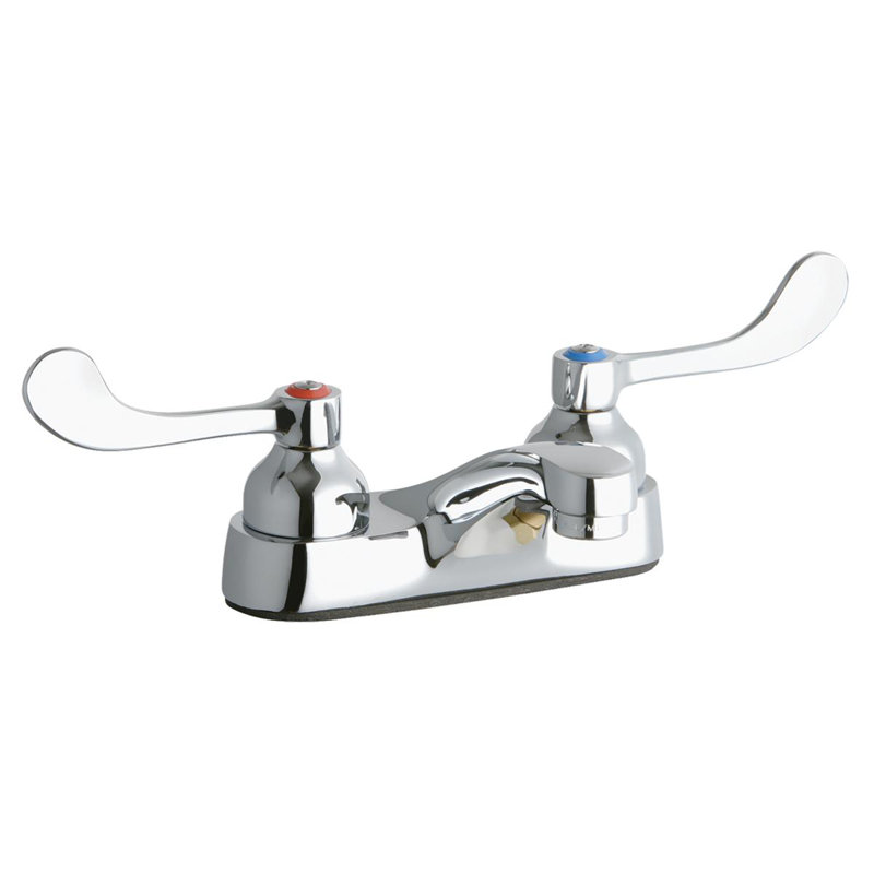 Pull Down Double Handle Kitchen Faucet With Deck Plate And Handles