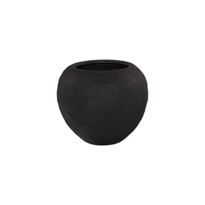 Aera Planter Wide, Black, Small
