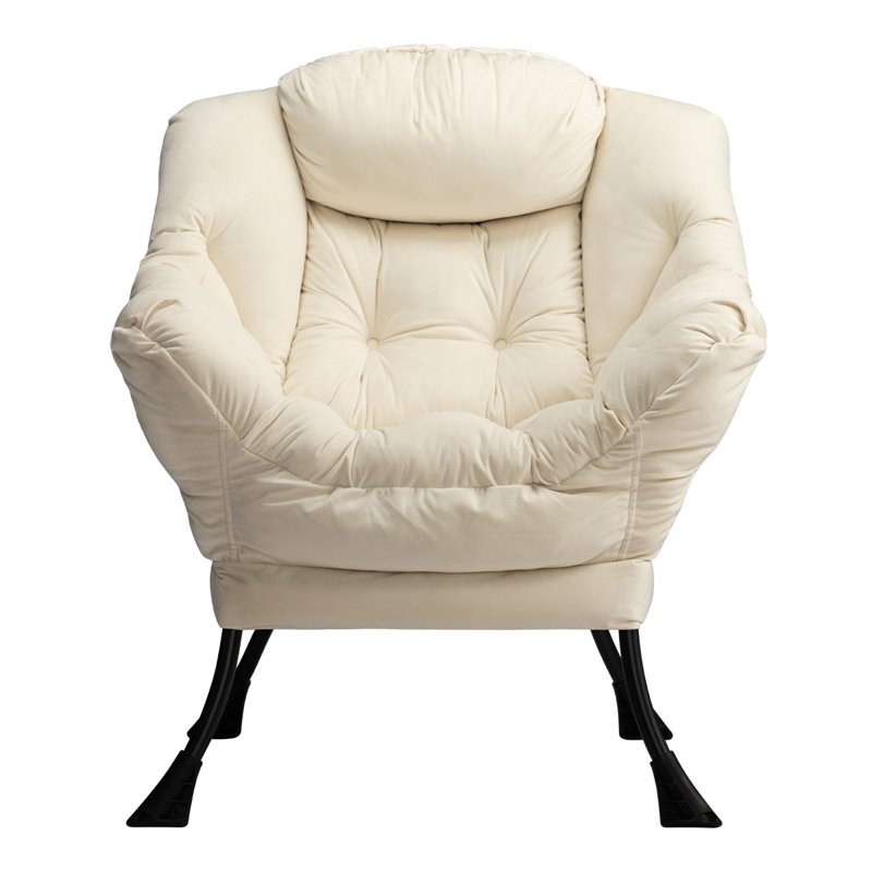 Armchair Accent Chair Lazy Chair, Beige