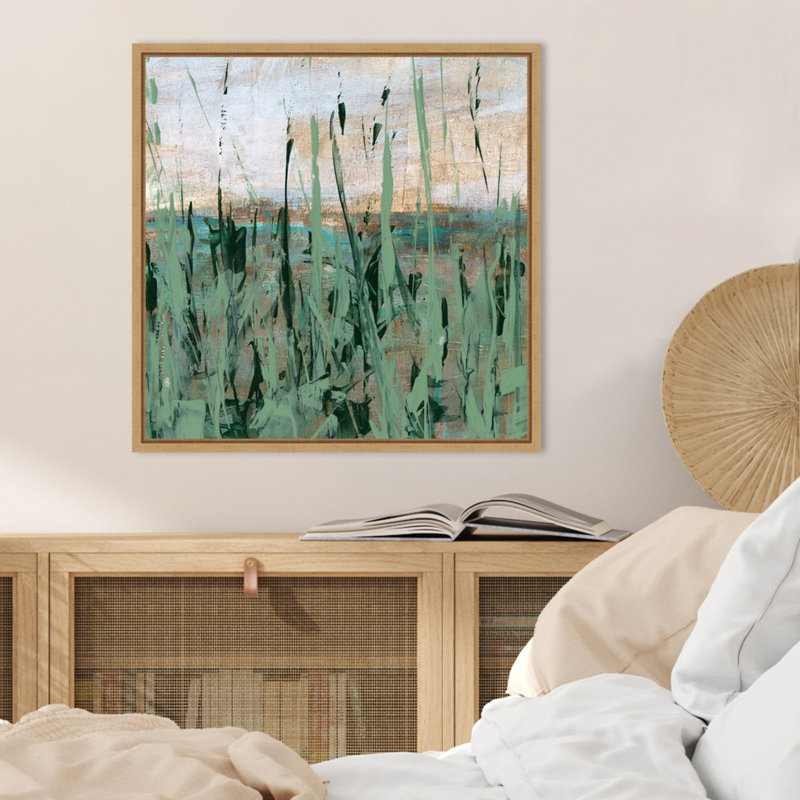«Through the Grass I» par Ethan Harper, reproduction d'art sur toile encadrée, H 22 po x l 22 po