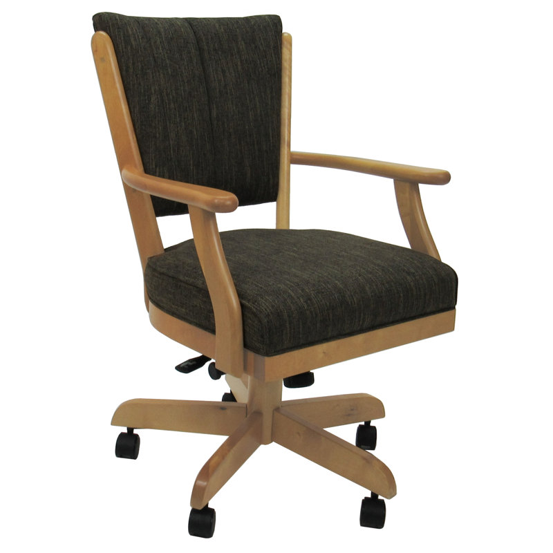 Chaise pivotante avec accoudoirs Eowyn, Anilos Lilly, Naturel