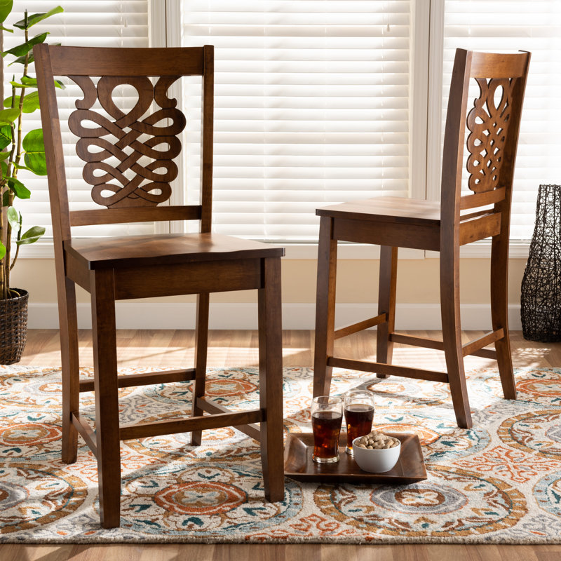 Solid Wood Counter Stool