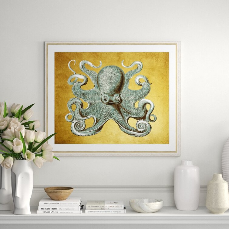 Vintage Print Gallery Octopus by Vintage Print Gallery | Perigold