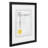 Pontmain Black Matte Picture Frame with Mat