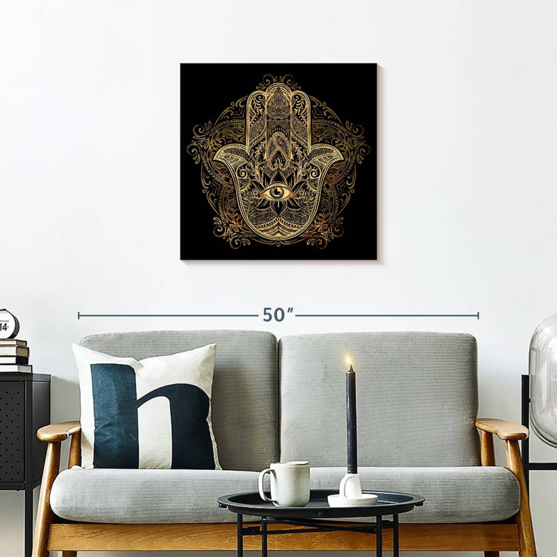 Main Hamsa Adella, H 24 po x l 24 po
