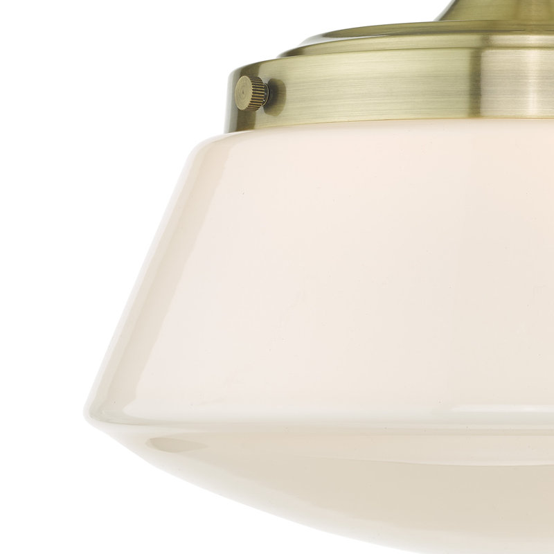 Justyn Glass Semi Flush Mount