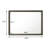 Rex Wood Rectangle Mirror in Gray