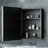 Cyrille Recessed & Surface Framed Medicine Cabinet with Mirror and Shelves-860957889-819396606