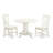Buttermilk and Cherry Solid Wood Top - Dining Room Set - Seats-1897007258