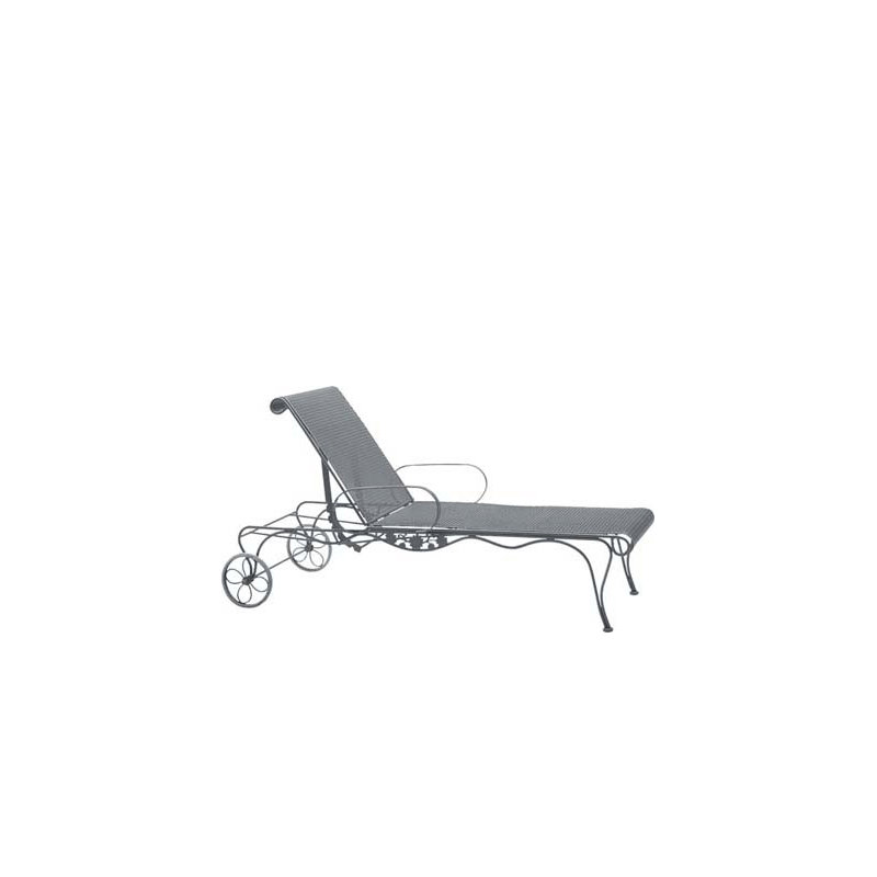 Briarwood Outdoor Chaise Lounge, Chestnut Brown