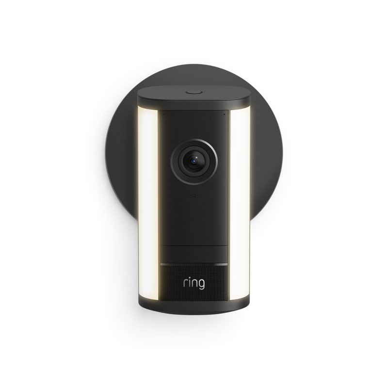 Ring Spotlight Cam 4K Pro, à brancher - Noir, Noir