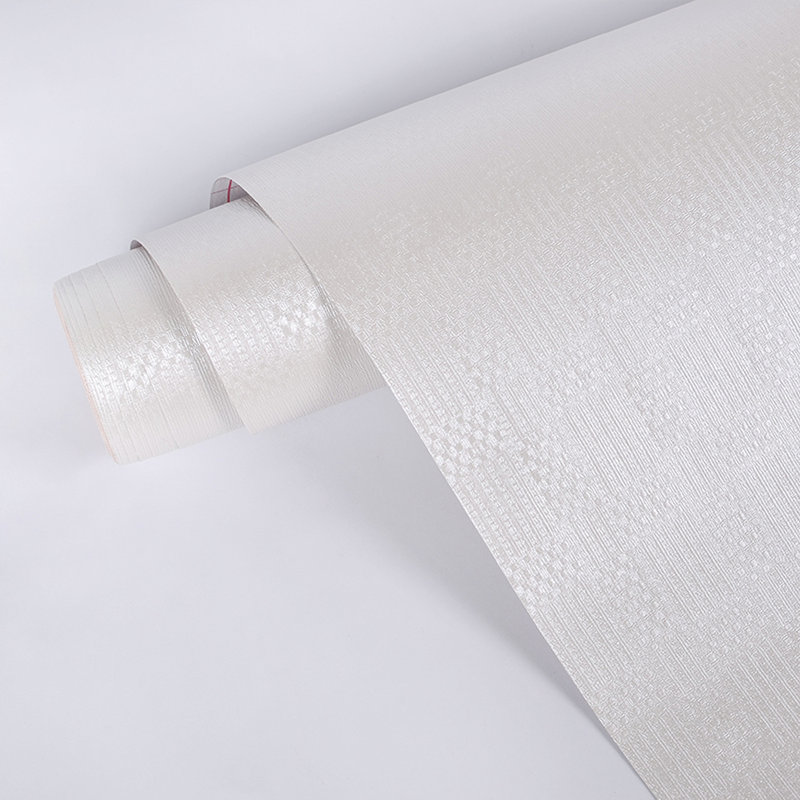 Rouleau de papier peint adhésif en relief L 18 pi x l 24 po Monee, Gris / blanc cassé