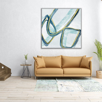 Geometric Collision 1 - reproduction d'art sur toile