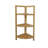  Timber Valley Home & Garden 3-Tier Bamboo Corner Shelf with Natural Finish