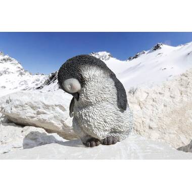 Sculpture de bébé pingouin Statue de pingouin en ciment Figure de pingouin  en béton Pingouin de jardin en pierre Pingouin extérieur Décor animal  polaire Beau cadeau -  France