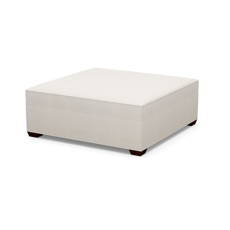 Square Ottoman, Walnut, 3906-73