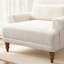 Fauteuil d'appoint à accoudoirs roulés encastrés-67161039
