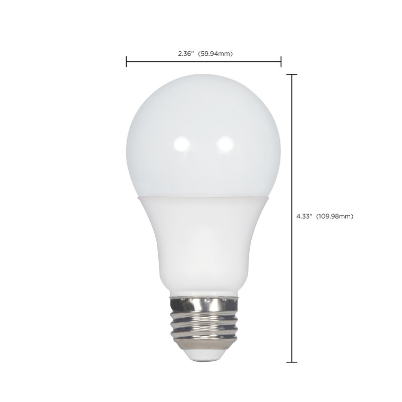 5.5 Watt (40 Watt Equivalent), A19 LED, Non-Dimmable Light Bulb, E26/Medium (Standard) Base, null