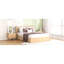 Lit plateforme en bois avec rangement 2 tiroirs sous le lit