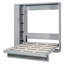 Grand lit gris avec tablettes fonctionnelles et porte-matelas confort-580821484-580821473