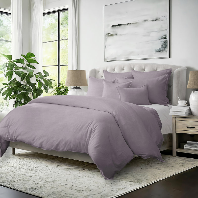 Ensemble d'édredon 8 pièces Elsie, Twin Comforter + 7 Additional Pieces, Lilac