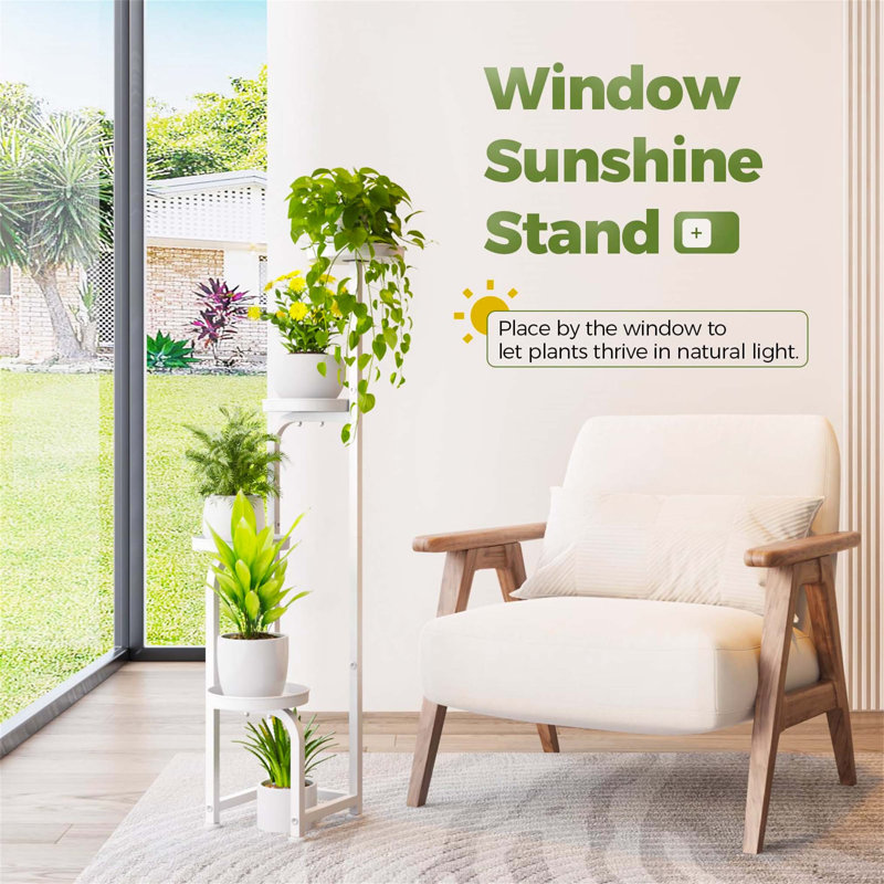 Plant Stand, White