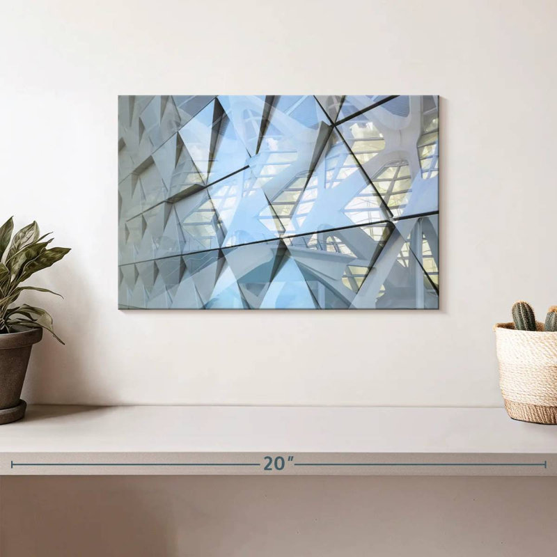 Façade de bâtiment moderne Lilie, H 8 po x l 12 po