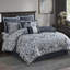 Odette Luxury 8 Piece Jacquard Comforter Set-29657806-48000934