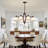 8-light Steel Dimmable Classic / Traditional Chandelier-1126859432