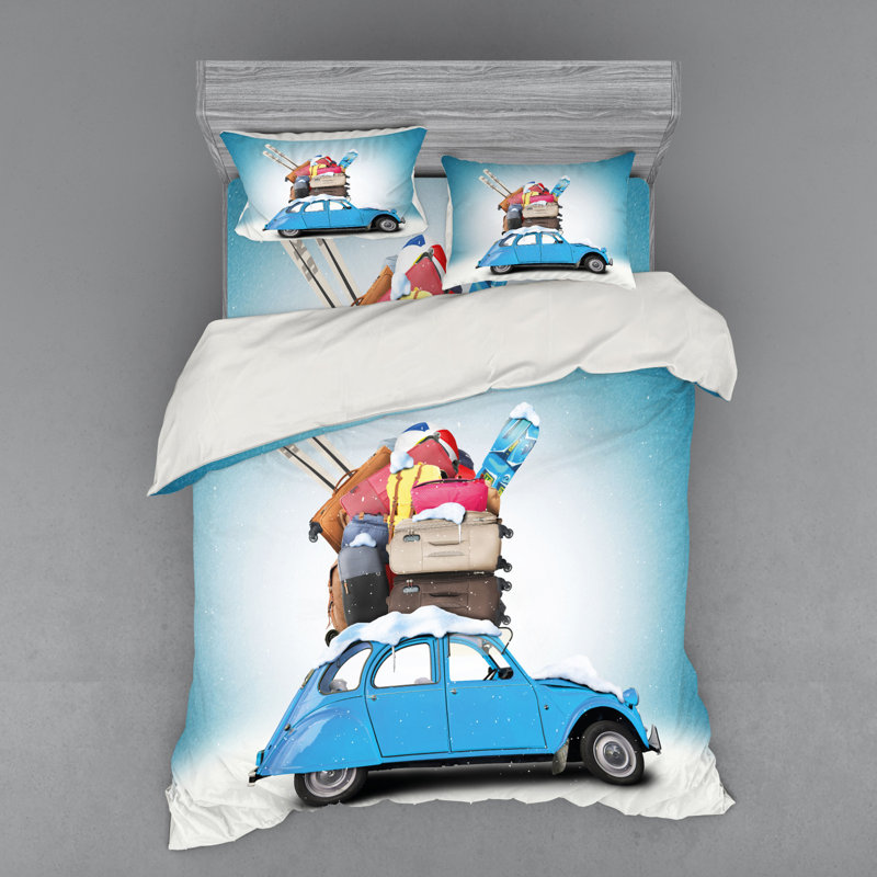 Modern & Contemporary Duvet Cover, Queen Duvet Cover + 3 Additional Pieces