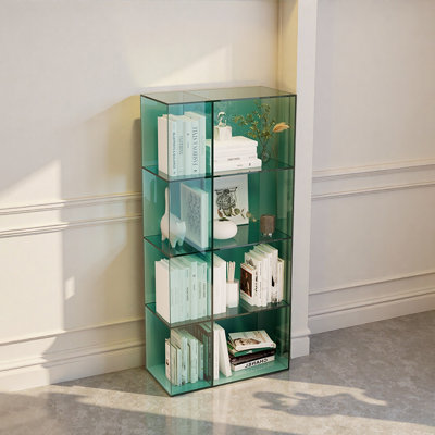 Transparent acrylic display bookcase