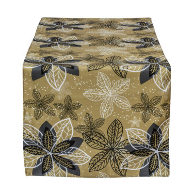 Chemin de table poinsettia print Vinci