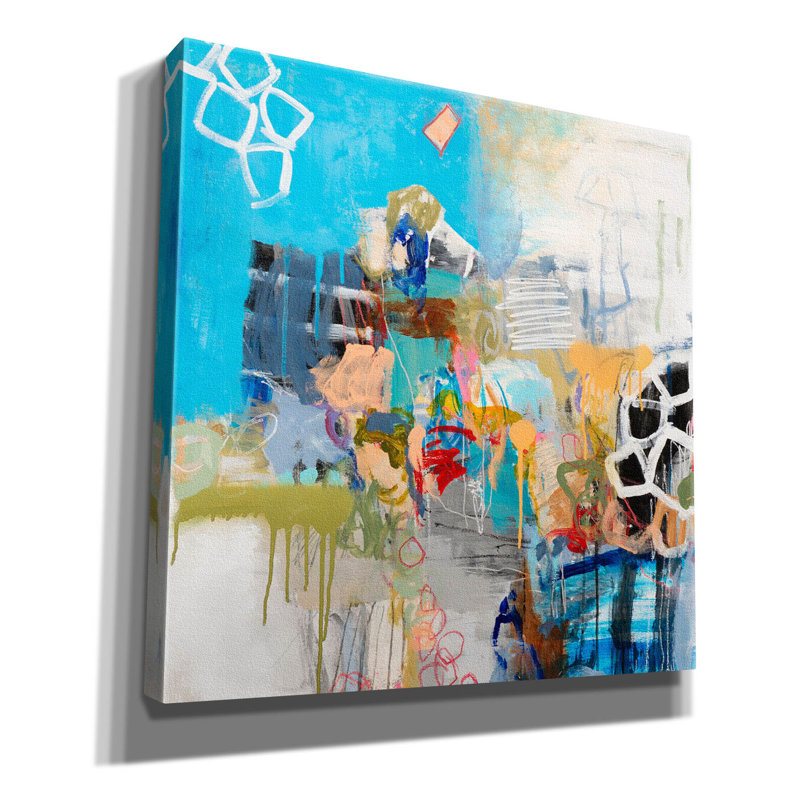 «Pékin» par Jeffrey Tover, art mural sur toile, 18 po x 18 po, H 18 po x l 18 po x P 0,75 po