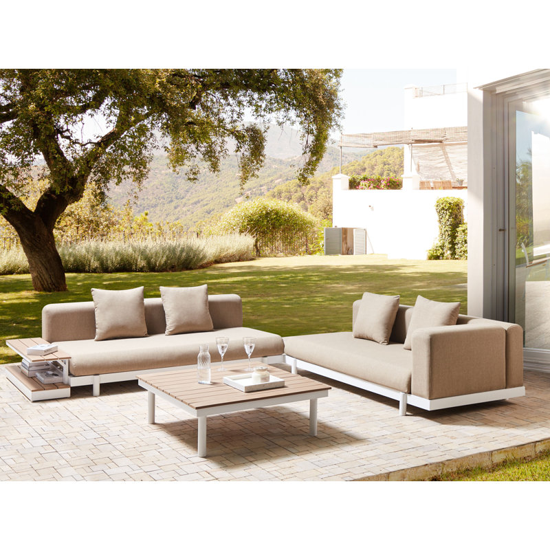 Nhya 5 - Person Garden Lounge Set with Cushions, Beige