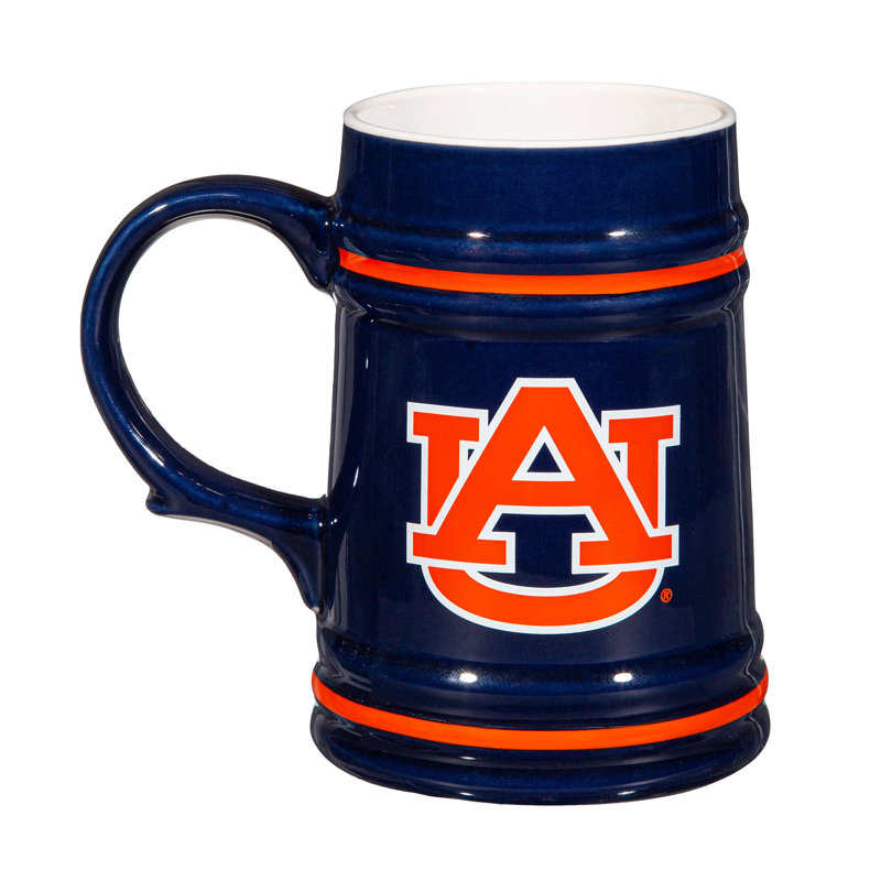 Auburn University Ceramic Stein Cup, 24oz