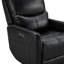 Fauteuil inclinable électrique pivotant en cuir véritable-127449497