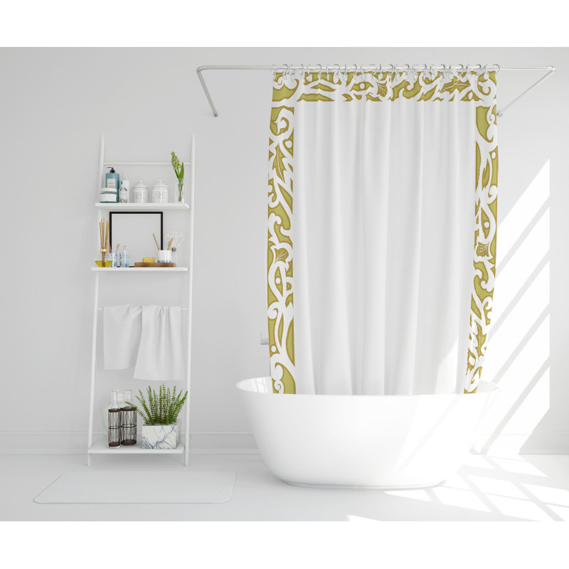 Suni Polyester Shower Curtain Set, 168cm H x 168cm W