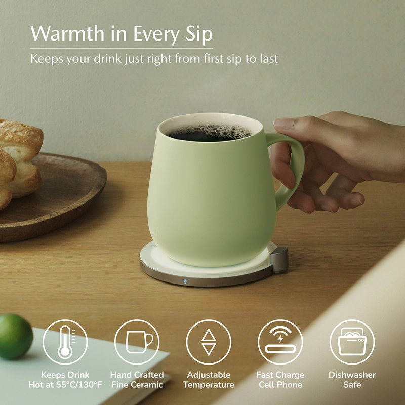 Ensemble de tasses chauffantes Ui - vert Verde, Green