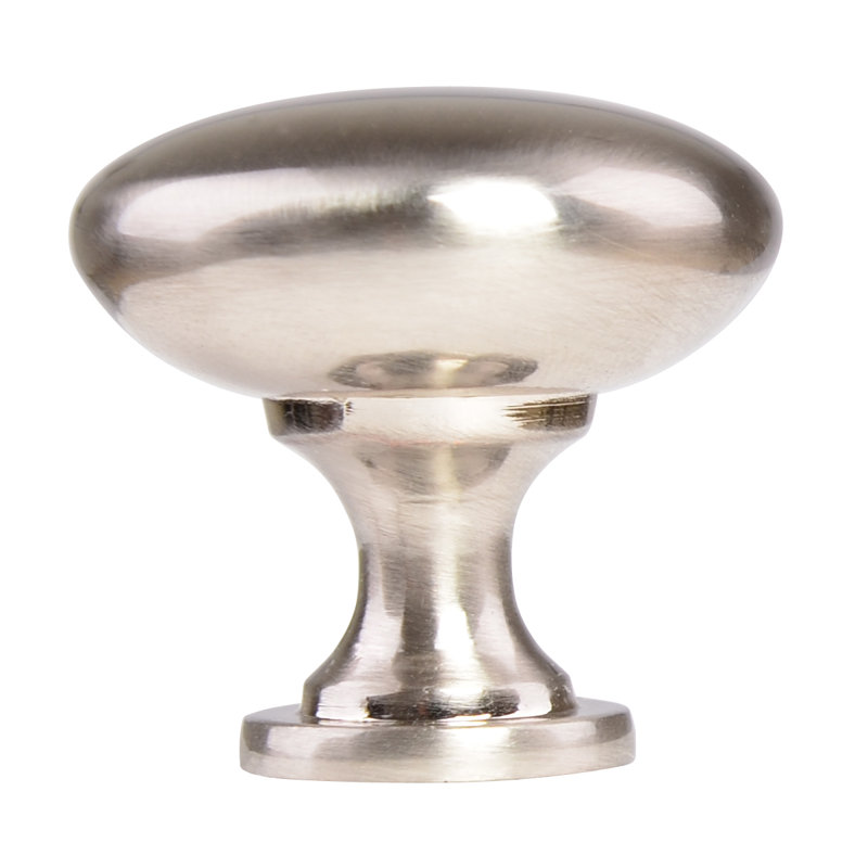 Paquet multiple de boutons de champignon de 1 1/4 po de diamètre, Nickel satiné