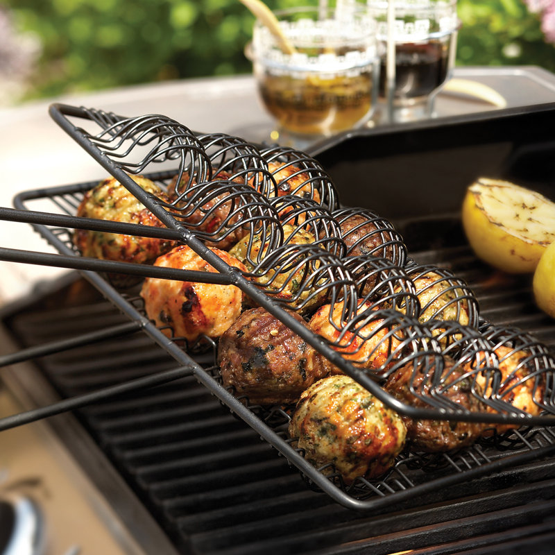 Metal Non-Stick Grill Basket
