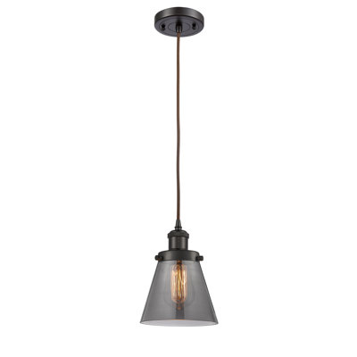 Luminaire suspendu conique à 1 lumière Wilmoth