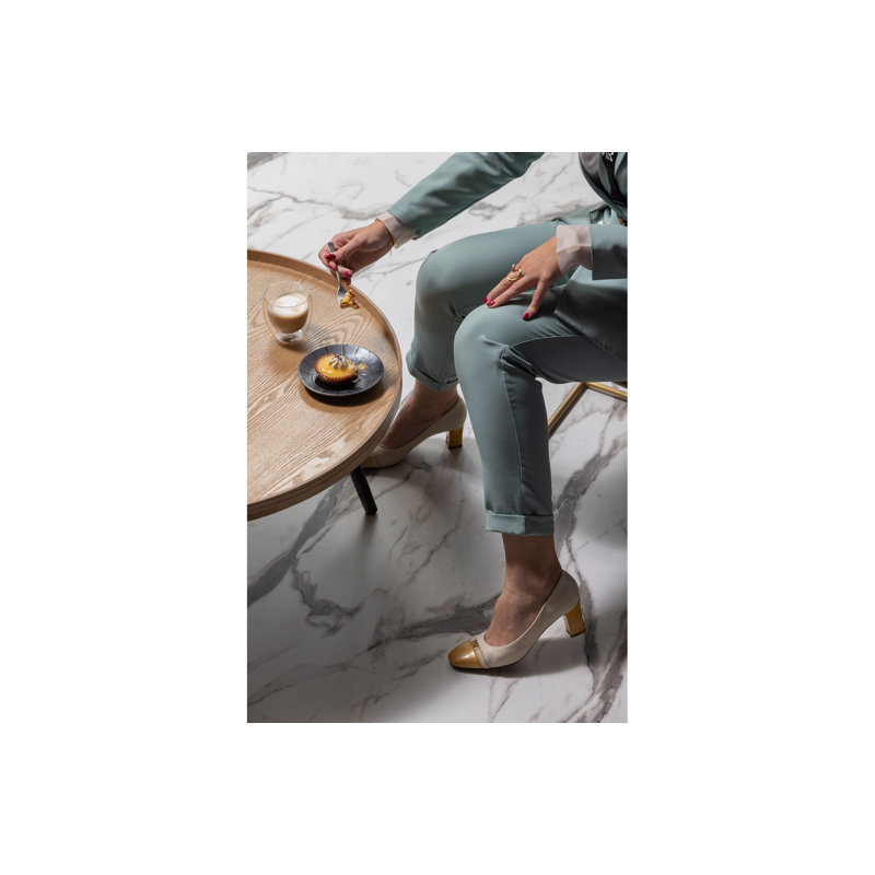 Aime Three Leg Coffee Table, 39cm H x 78cm W x 78cm D