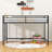 Twin Sturdy Metal Loft Bed With Ladder