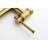 Pot Filler Faucet Wall Mount - Brass, Gold Color, Double Handles, Splash- Modern Brass Mount, Gold, Finish