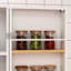 Garde-manger blanc avec portes et tablettes réglables Buffet autoportant pour cuisine, salon et salle à manger